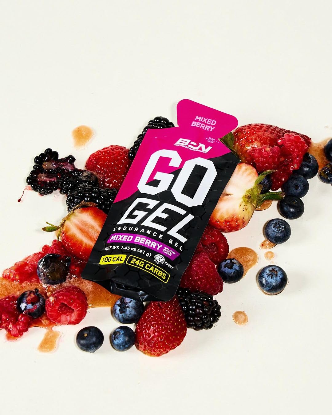 BARE PERFORMANCE NUTRITION Go Gel Endurance single-serve packet for quick fueling.