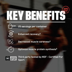 BARE PERFORMANCE NUTRITION BPN Recover shaker with mixed post workout drink