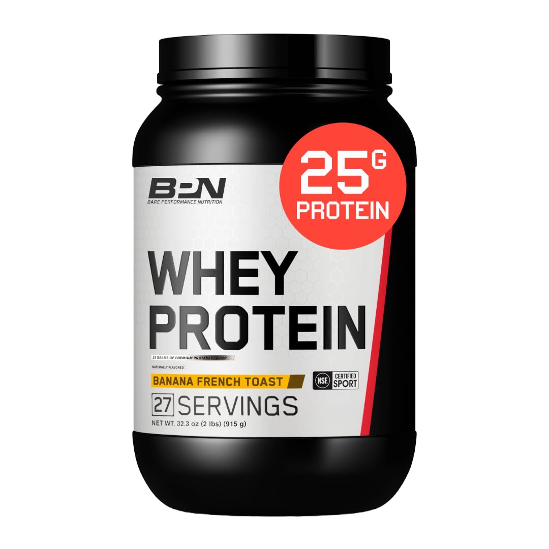 Scoop of BPN whey protein powder dissolves smoothly in water for a quick post-workout shake.