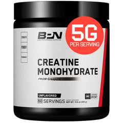 Bare Performance Nutrition creatine powder bottle for unflavored workouts