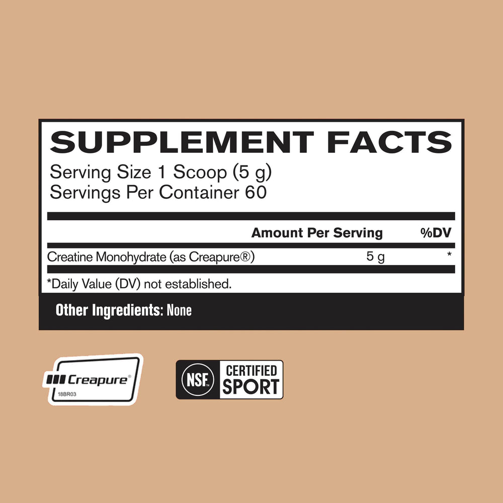 Creatine powder scoop for precise 5 g servings during training