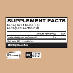 Creatine powder scoop for precise 5 g servings during training