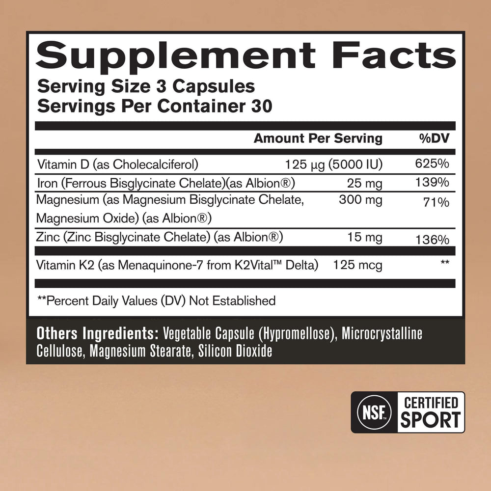 Bare Performance Nutrition Endurance Essentials capsules close-up for easy daily dosing and energy metabolism support