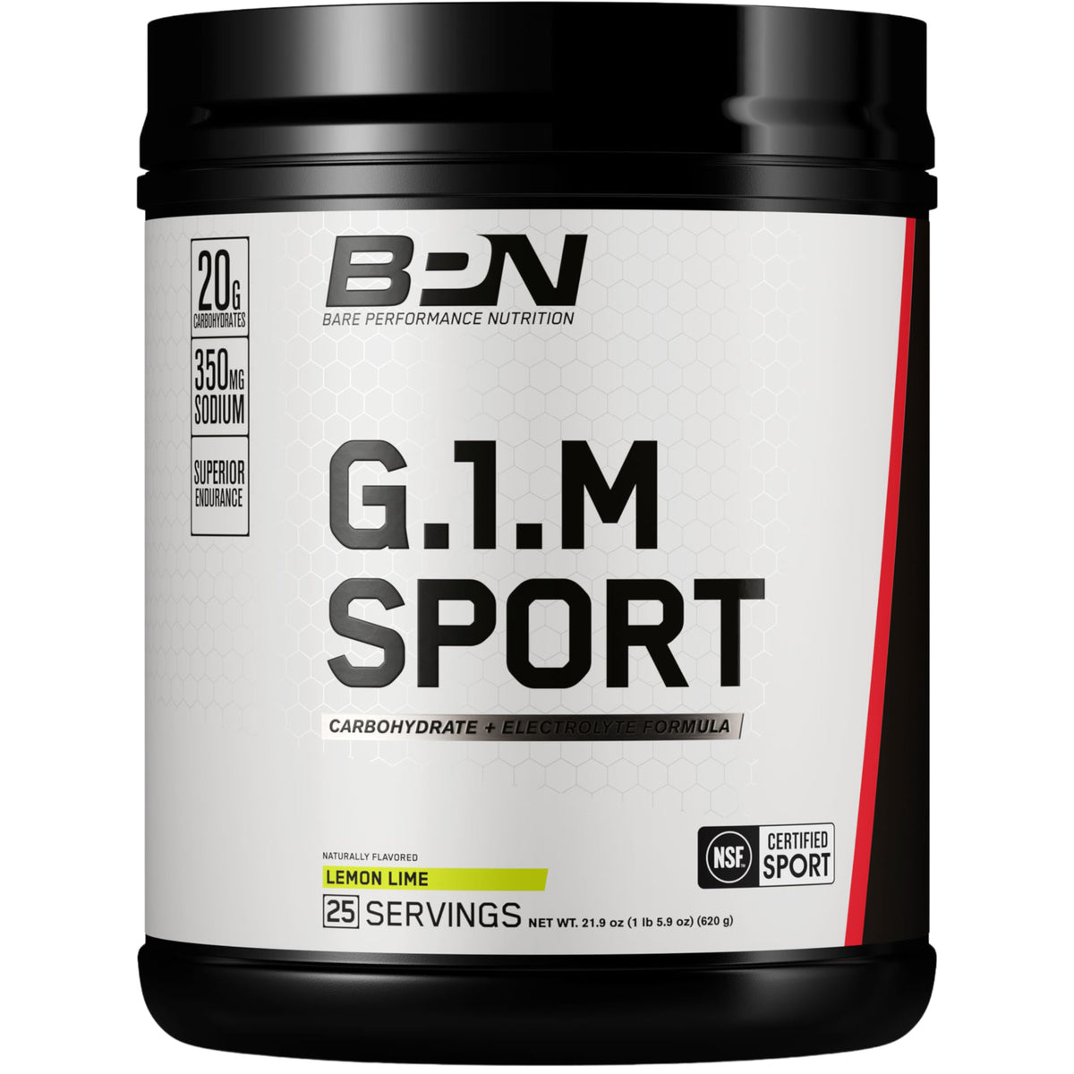 Bare Performance Nutrition G1M Go One More Sport packaging highlights endurance fueling for training