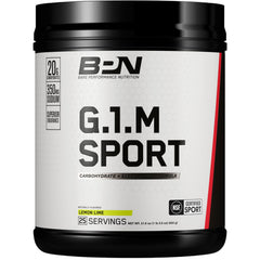 Bare Performance Nutrition G1M Go One More Sport packaging highlights endurance fueling for training