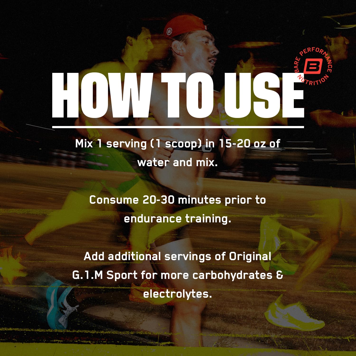Bottled product shown in gym setting conveys consistency and ready-to-use convenience.