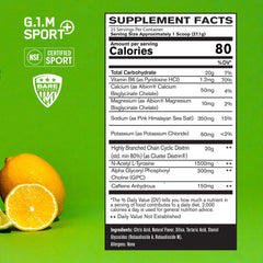 Ingredients panel close-up highlights electrolytes and nootropics for cognitive focus.