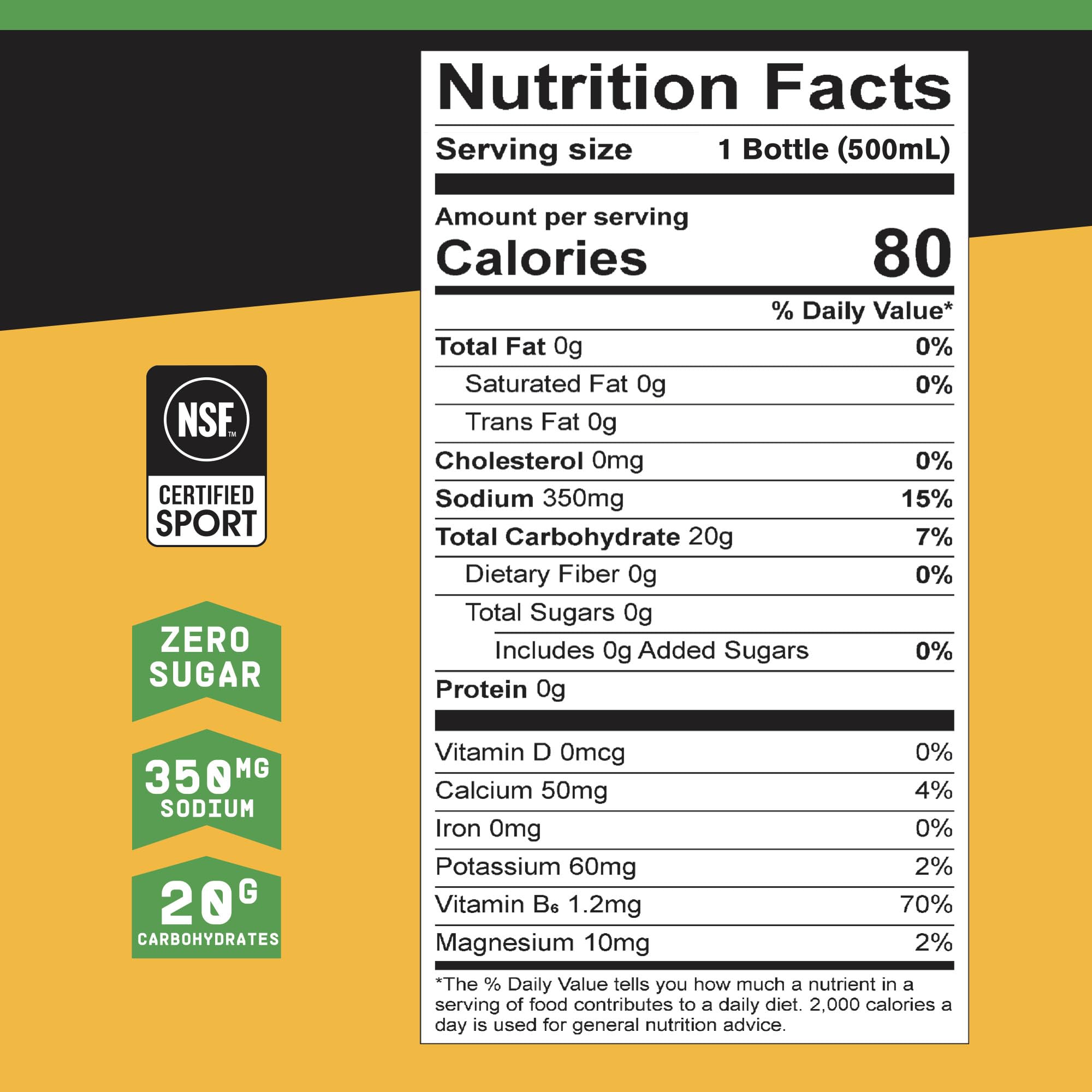 G.1.M Sport RTD label front showing lemon-lime flavor.
