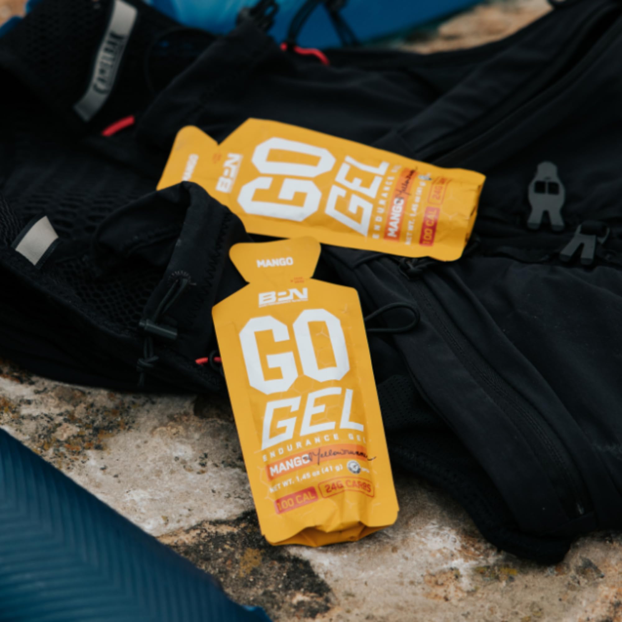 Bare Performance Nutrition Go Gel Endurance mango ingredients highlight natural energy source