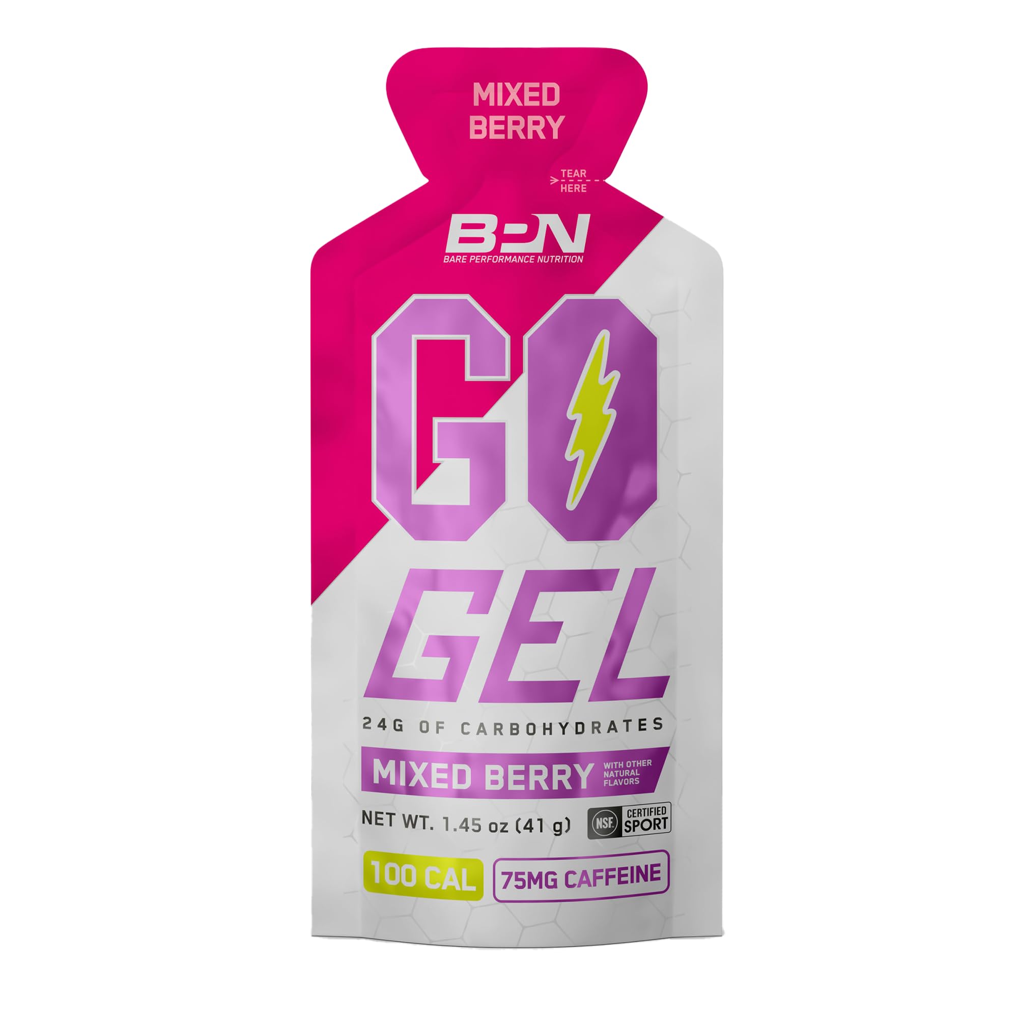 BARE Go Gel Endurance compact gel in belt easy fueling during runs.
