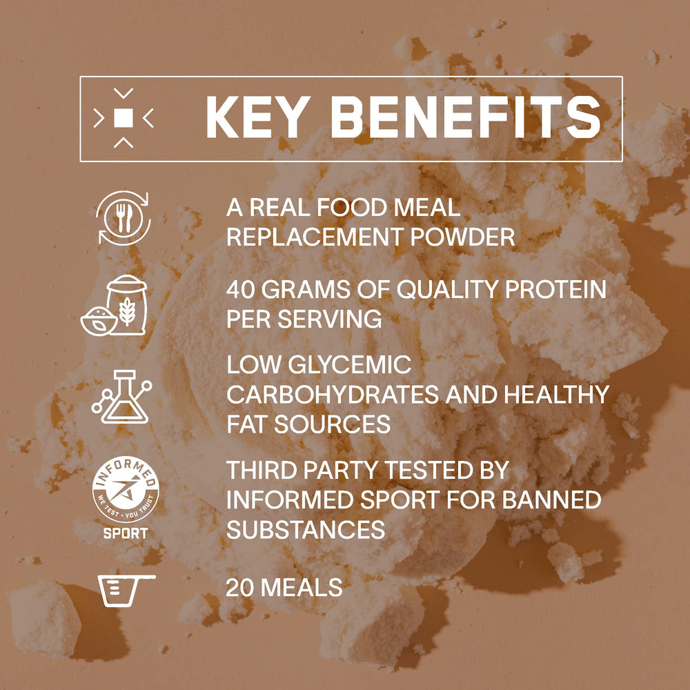 BARE PERFORMANCE NUTRITION Cinnamon Roll flavor label emphasizes real-food ingredients