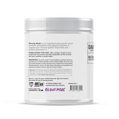 BARE PERFORMANCE NUTRITION Strong Reds acai berry blend showing vibrant color and texture