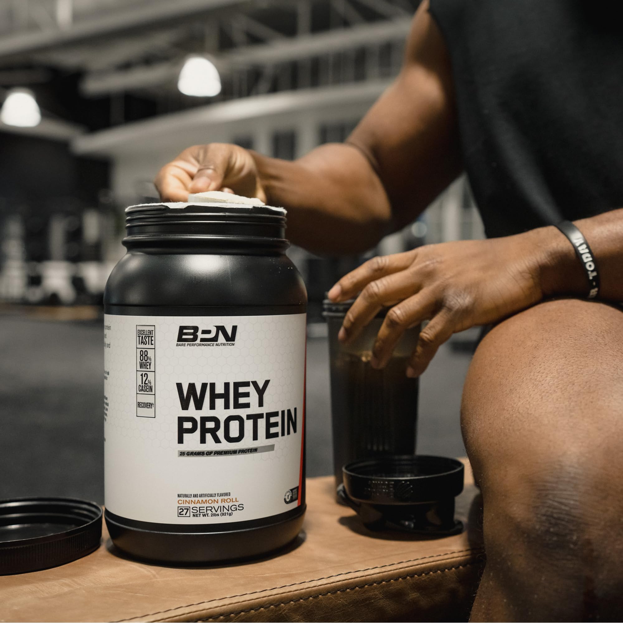 Bare Performance Nutrition whey and casein blend ingredients illustrating high-quality formulation.