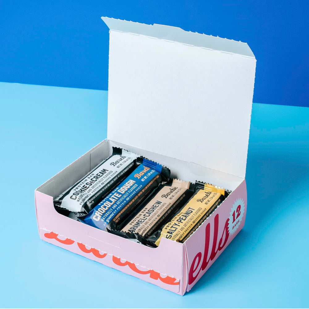 Barebells bar in a bag for busy days and travel.