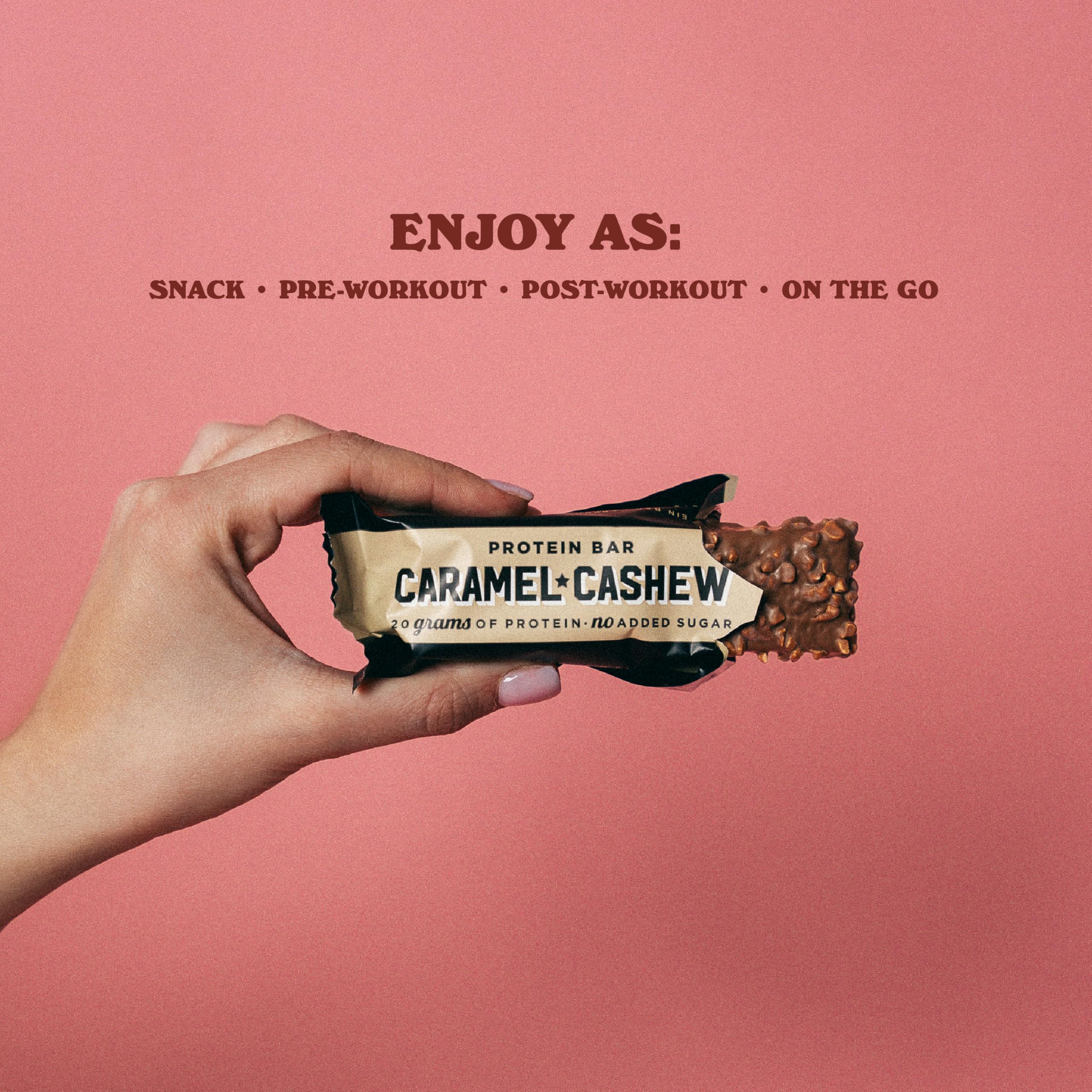 Two-box Barebells display highlights protein per bar.