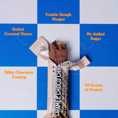 Barebells bar on a desk, ideal breakfast or office pick-me-up.