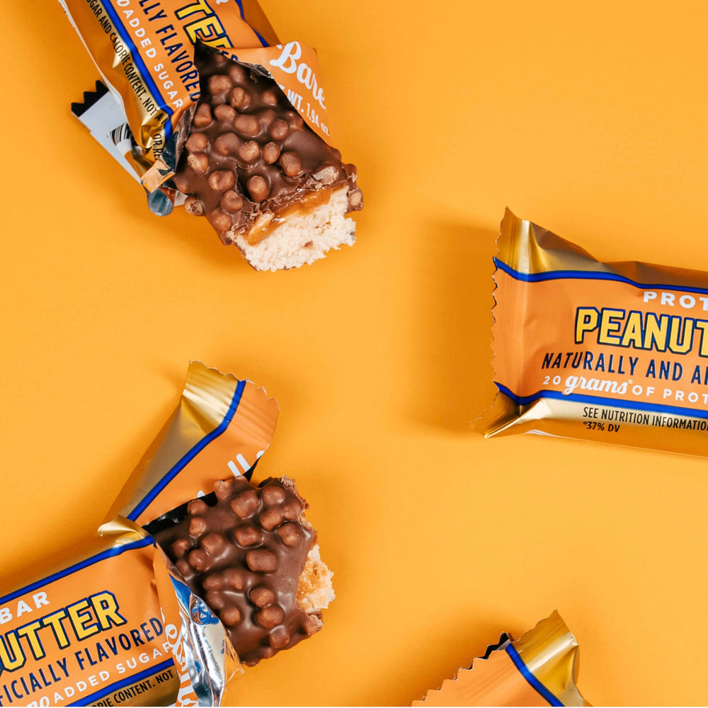 Protein-packed Barebells bar in a travel-friendly package