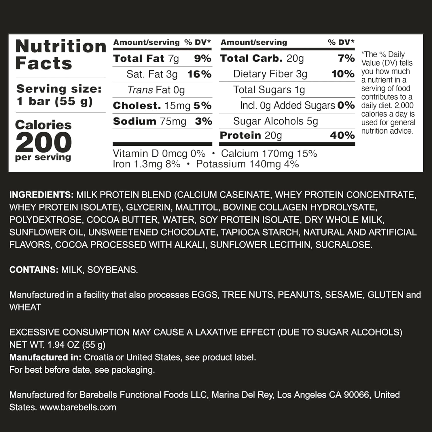 Barebells Cookies and Cream bars on display for on-the-go fueling.