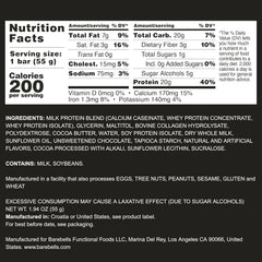 Barebells Cookies and Cream bars on display for on-the-go fueling.