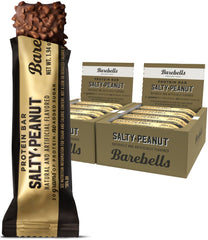 Barebells Salty Peanut bar pack shot for high-protein on-the-go energy