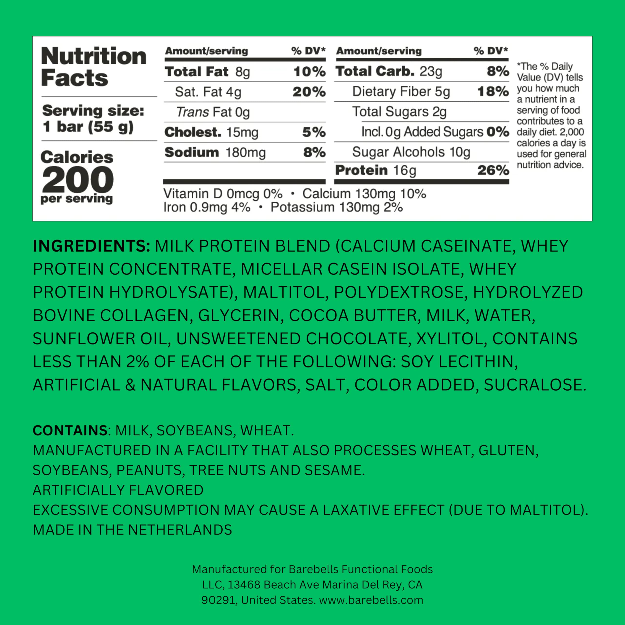 Barebells Soft Bars Banana Caramel bar close-up, silky texture for a satisfying bite.