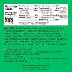 Barebells Soft Bars Banana Caramel bar close-up, silky texture for a satisfying bite.