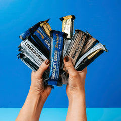 Barebells Salty Peanut bar featured as a convenient gym-friendly snack with 20g protein.
