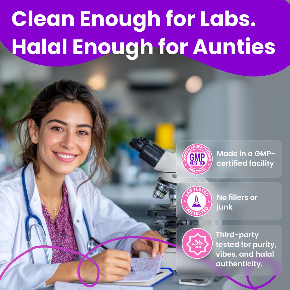 Barely Halal Shilajit Gummies being taken for daily calm energy