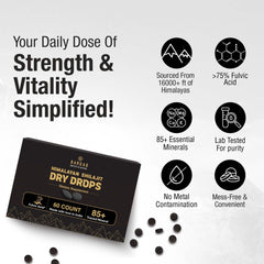 Bargad Shilajit Dry Drops packaging ready for travel