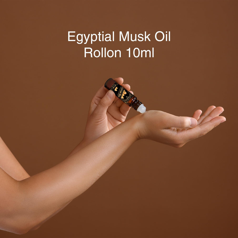 Premium packaging and presentation of Bargz Egyptian Musk Oil.