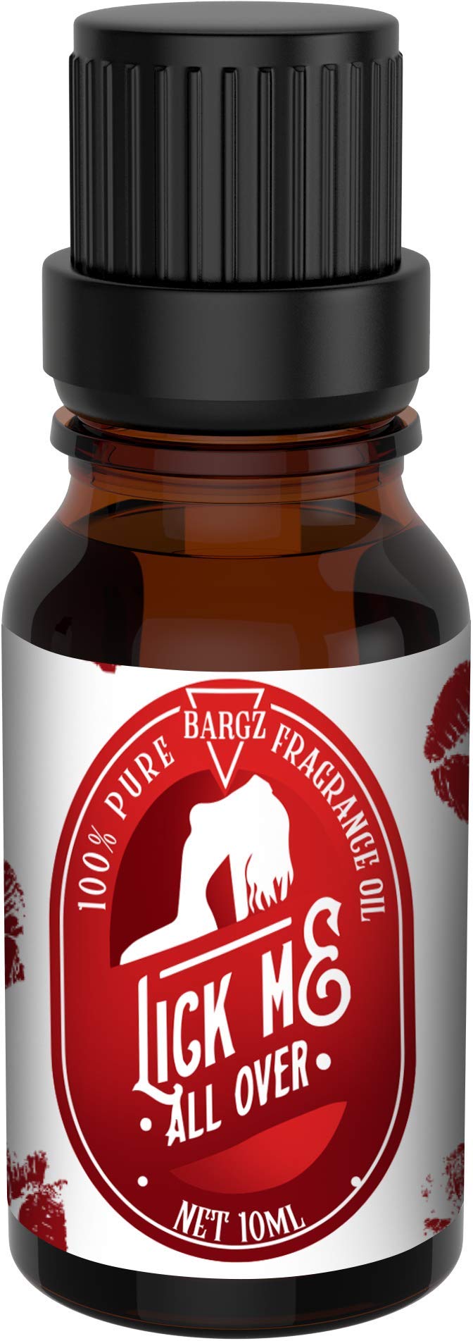 Bargz Lick Me All Over perfume oil bottle showing long-lasting scent