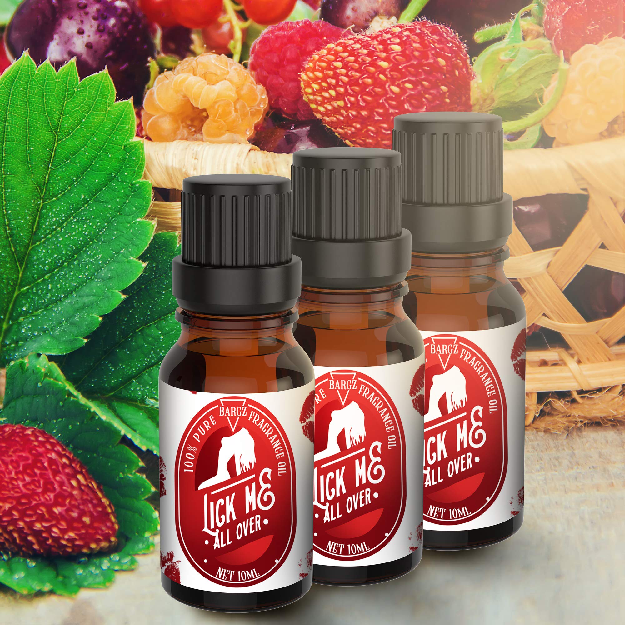 Bargz Lick Me All Over fragrance drops on skin for lasting aroma