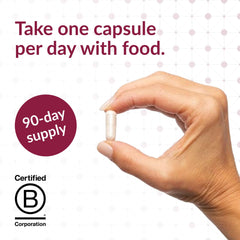 Close-up of Bariatric Advantage Biotin capsules, 5000 mcg potency in a tiny shell.