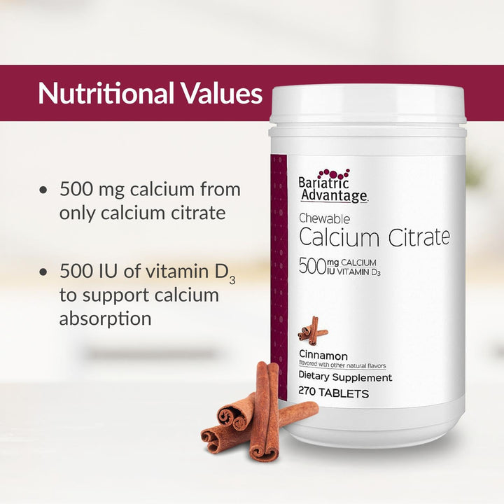 Bariatric Advantage packaging front view emphasizing 270-count supply for long-term use