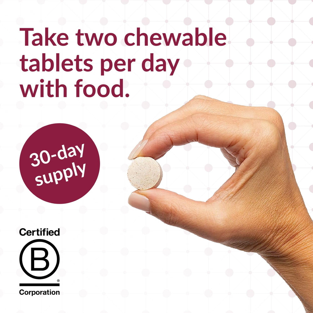 Bariatric Advantage Chewable Advanced Multi EA tablets displayed for convenient twice-daily dosing.