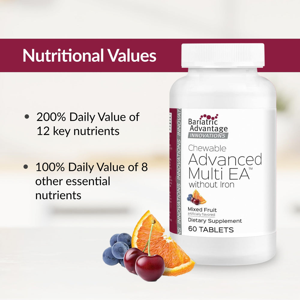 Bariatric Advantage bottle being opened, showcasing convenient daily dosing.