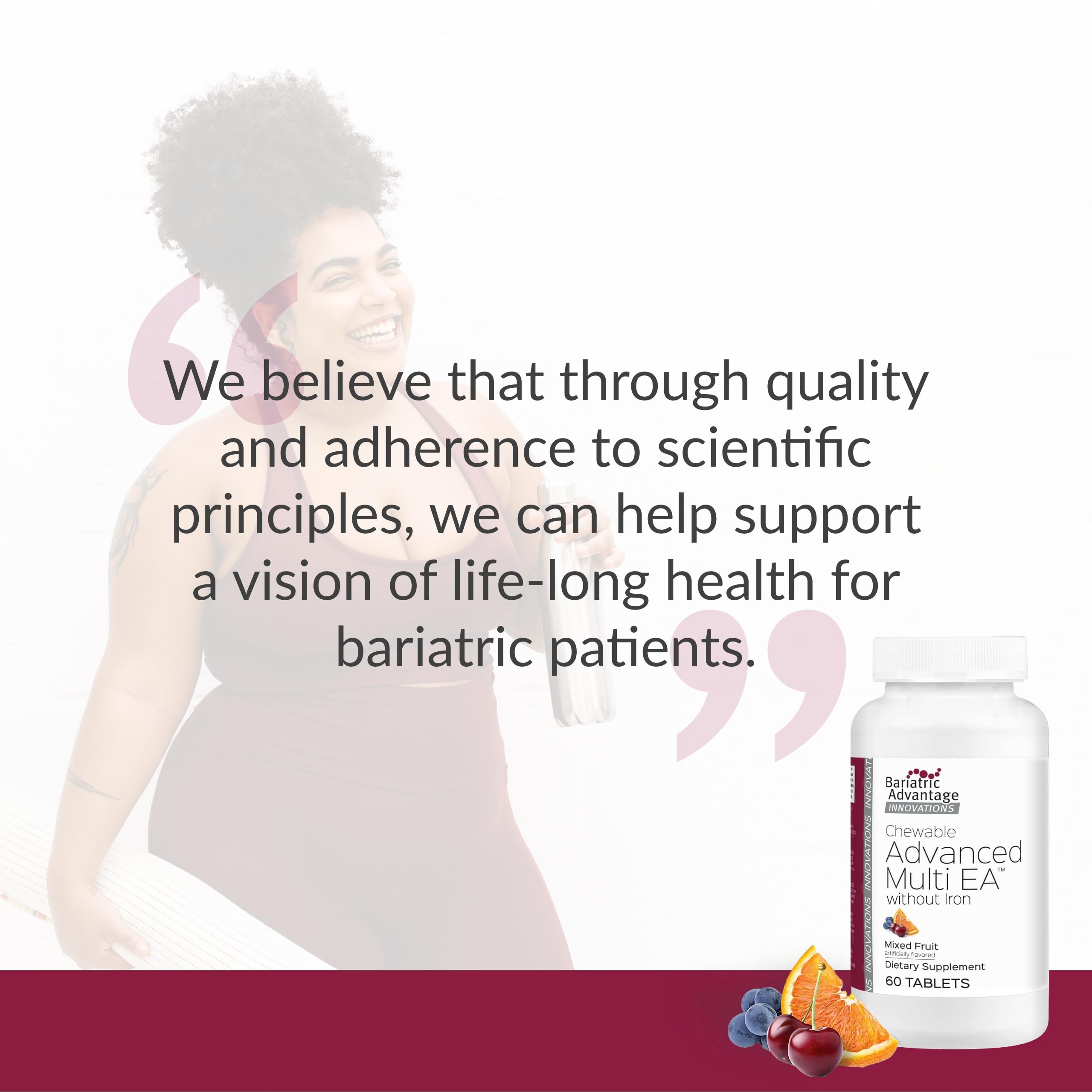Bariatric Advantage featured in a morning routine, emphasizing consistency and adherence.