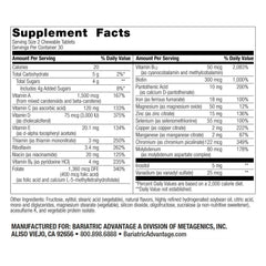 Closeup of Bariatric Advantage chewable tablets showing texture and flavor