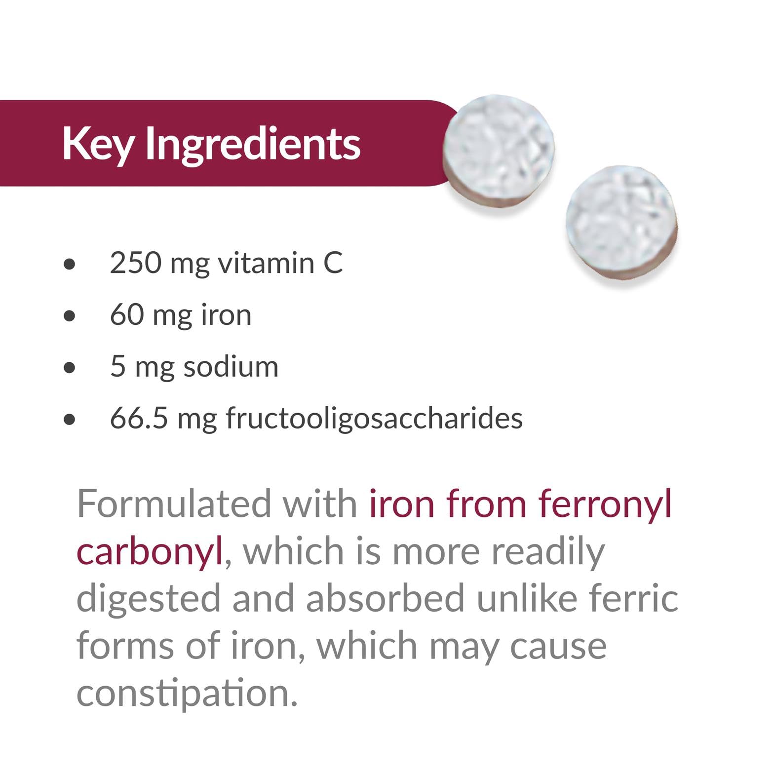 Bariatric Advantage digestive-friendly iron chews ready for daily use.