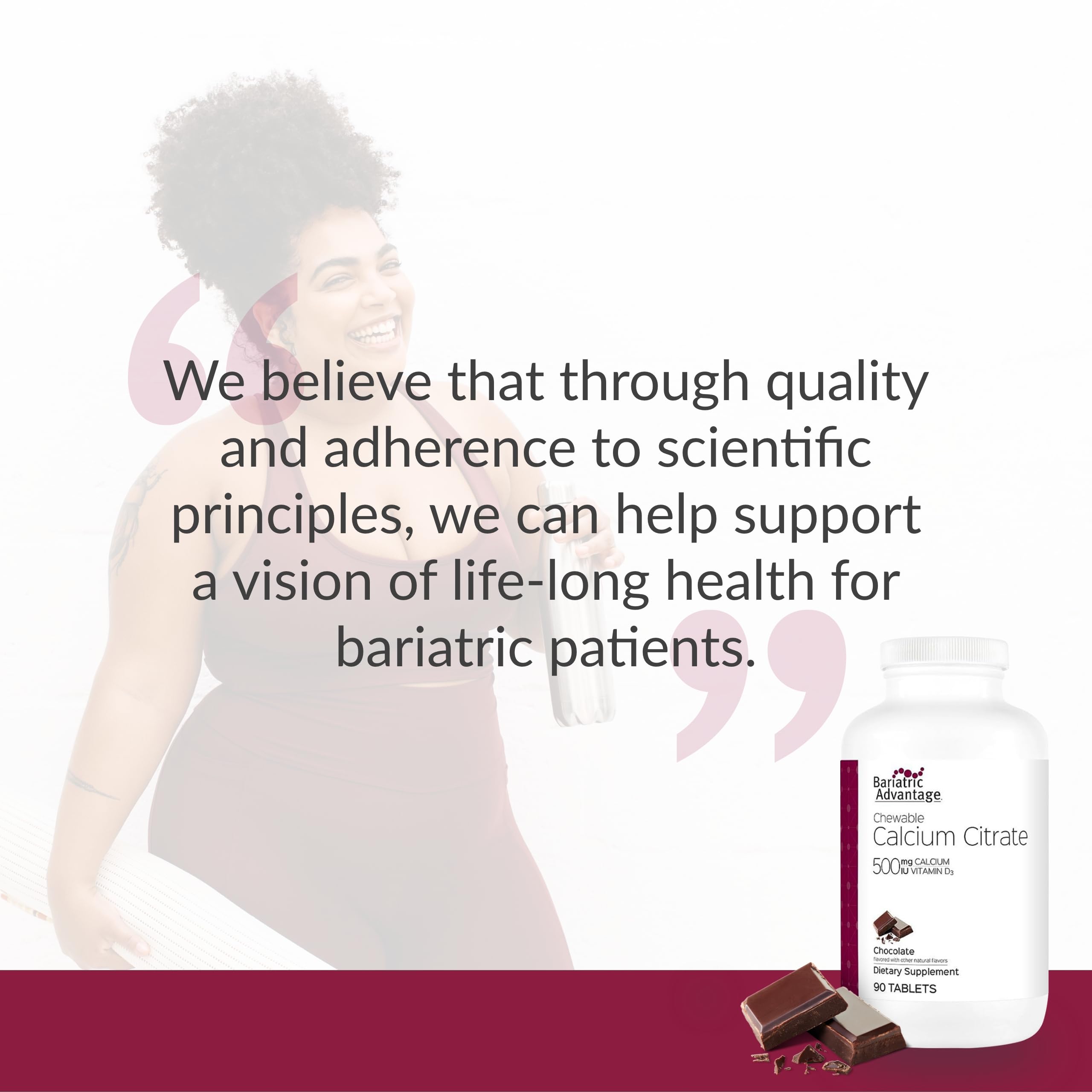 User-friendly Bariatric Advantage bottle designed for easy daily use.