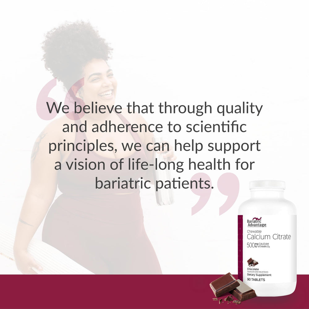 User-friendly Bariatric Advantage bottle designed for easy daily use.