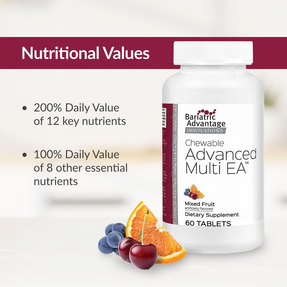 Bariatric Advantage iron and folic acid inclusion for essential nutrient support.
