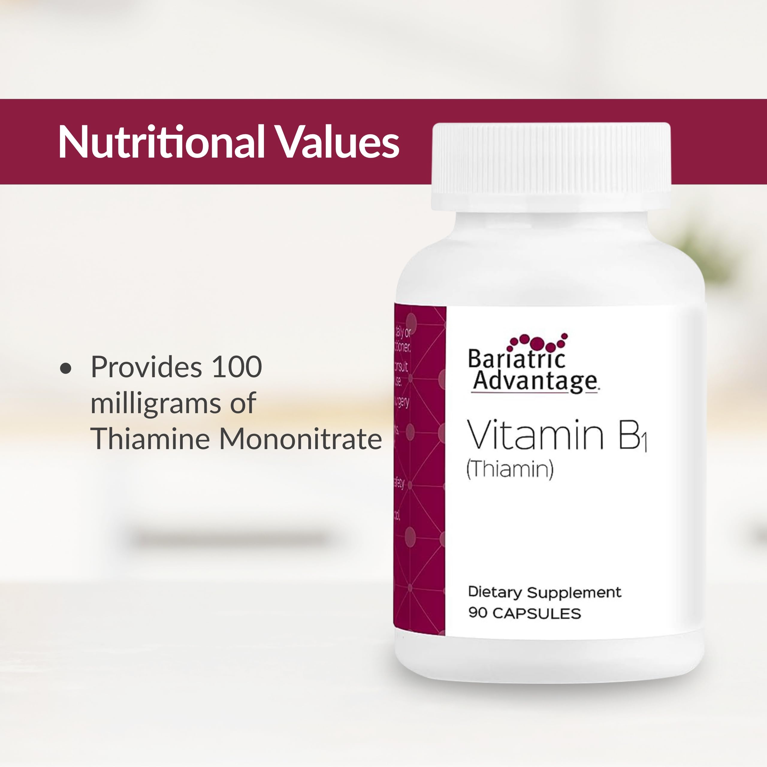 Nervous system and heart support potential with thiamin supplement.