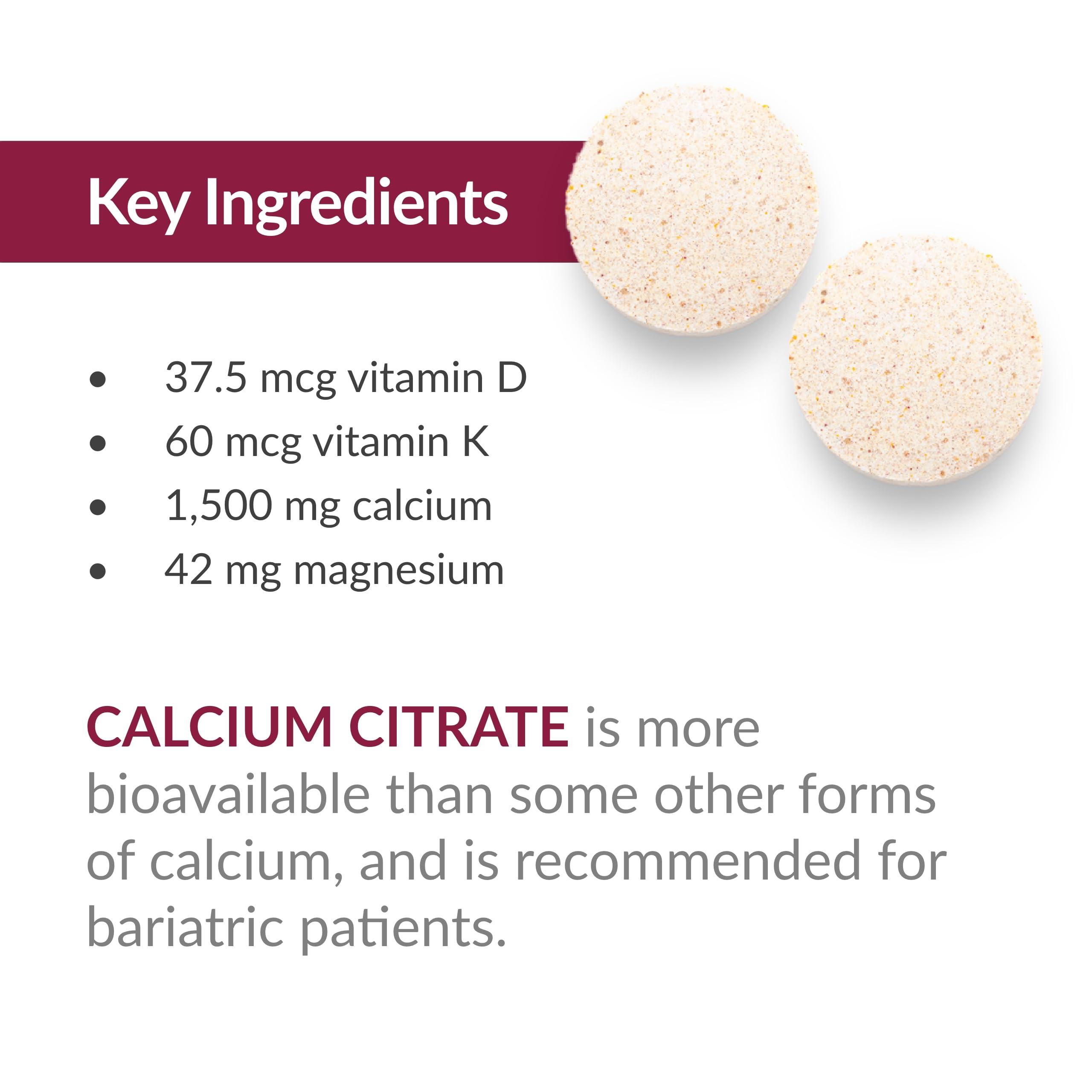 Nutrition facts panel on Bariatric Advantage packaging highlights post-surgery suitability.