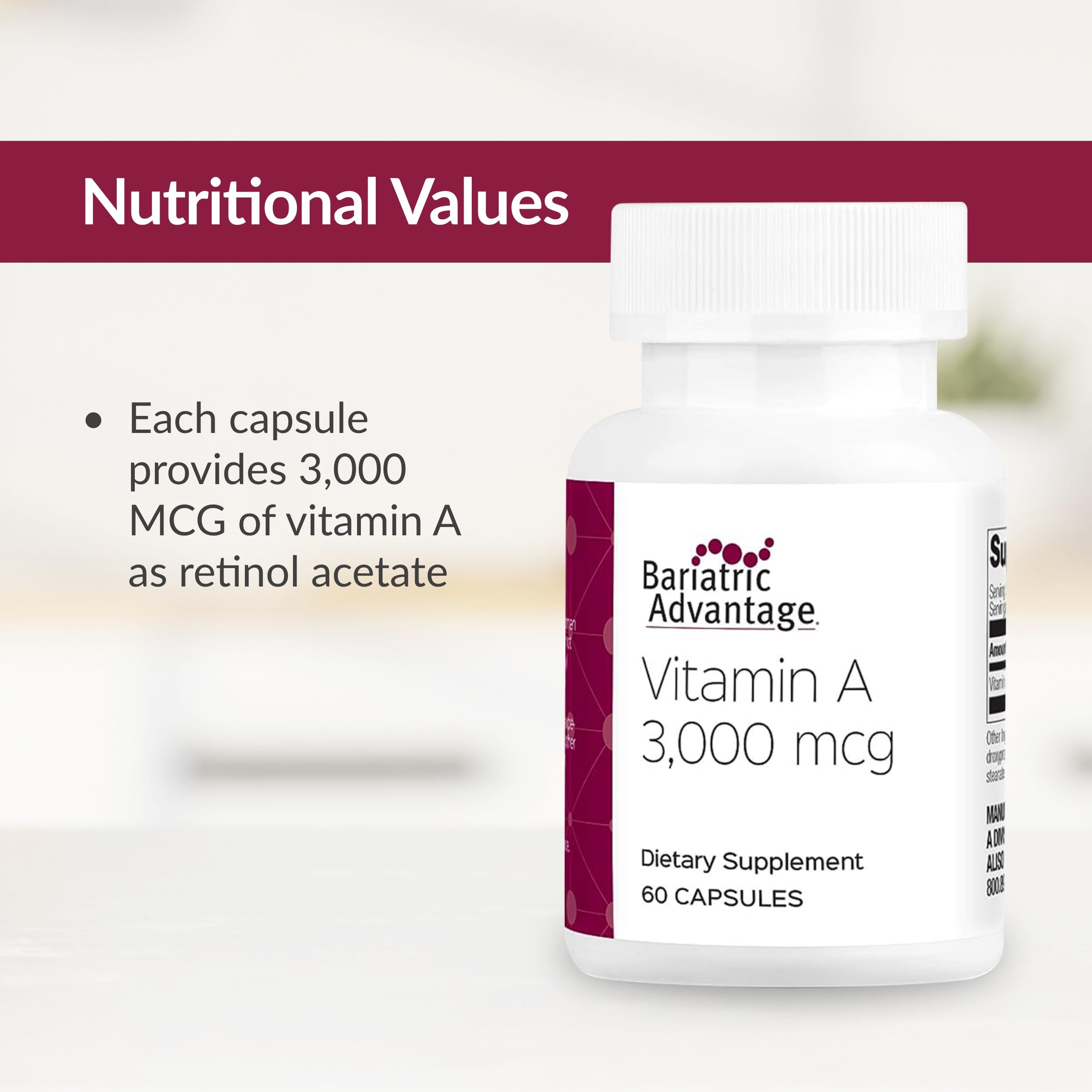 Bariatric Advantage pack of 2 bottles for ongoing eye health support