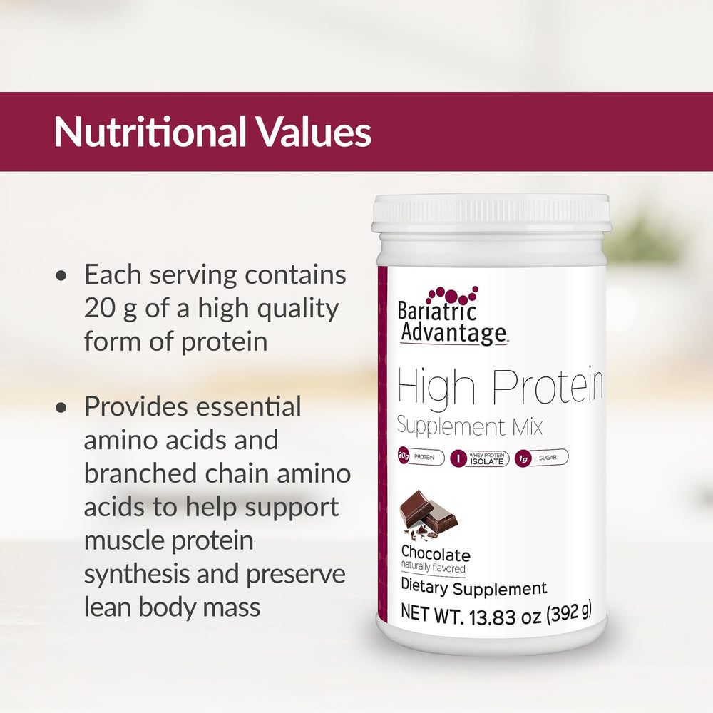 Bariatric Advantage protein powder mixing bottle with prepared shake