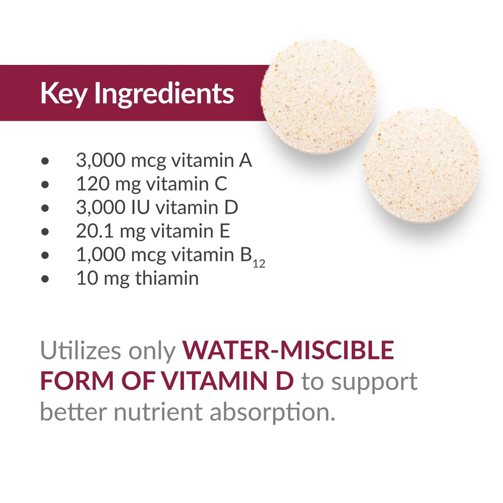 Bariatric Advantage zinc and selenium illustration emphasizes trace minerals.