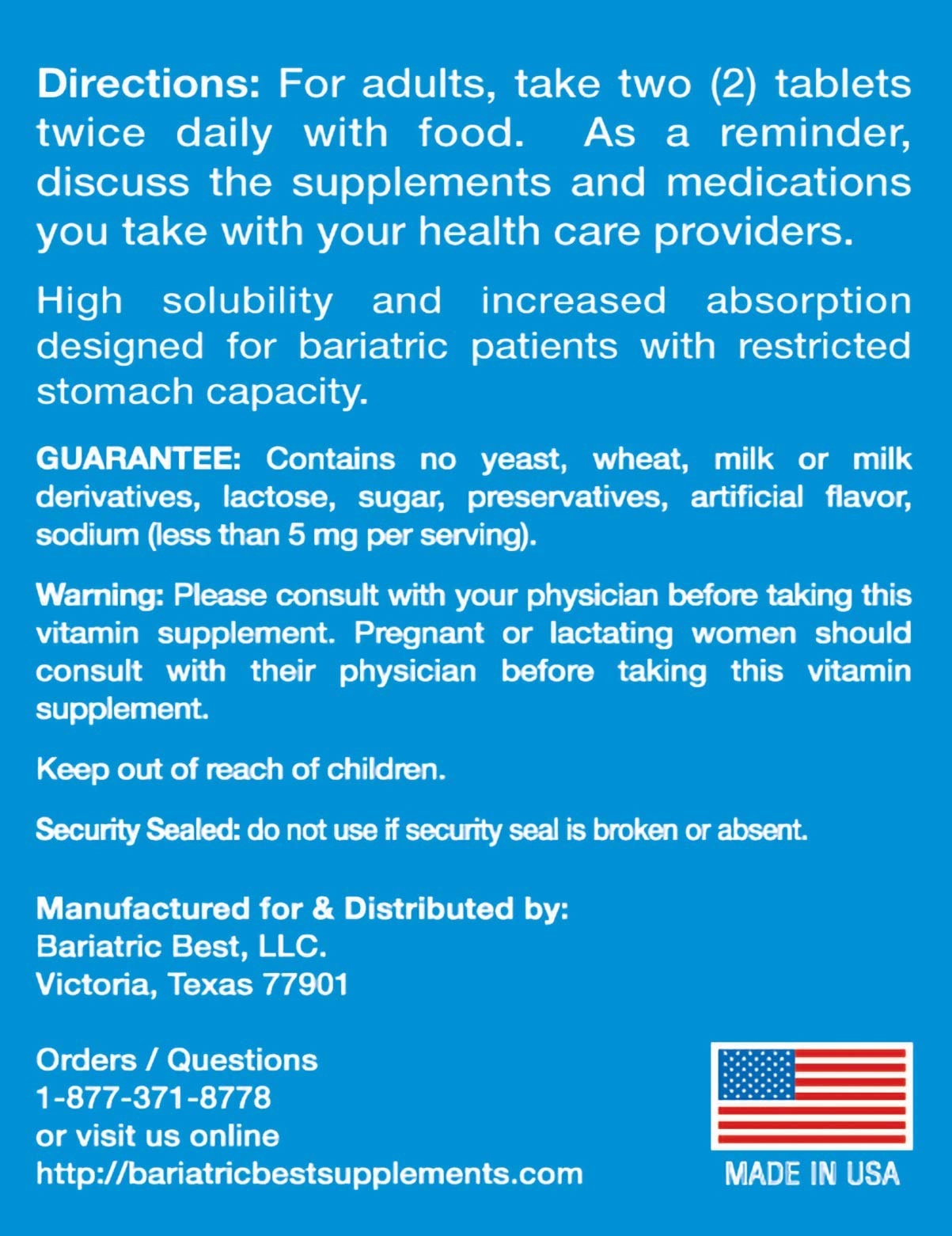 Bariatric Best Supplements calcium citrate-d3 tablets closeup highlights easy swallowing coating