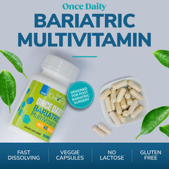 Bariatric Choice veggie capsules dissolve easily for gentle, fast absorption.