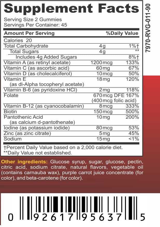 Bariatric Food Expert bottle label shows nutrients and nutritionist support.